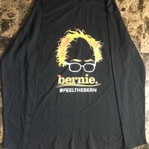 Shirts - Mens T Shirt Bernie Sanders Feel the Bern Black Shirts - Mens T Shirt Bernie Sanders Feel the Bern Black